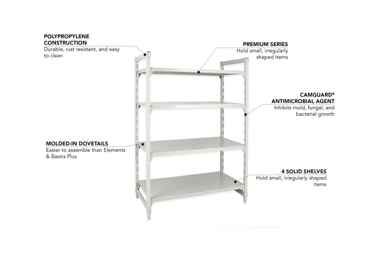 Cambro CPU245484S4PKG Features