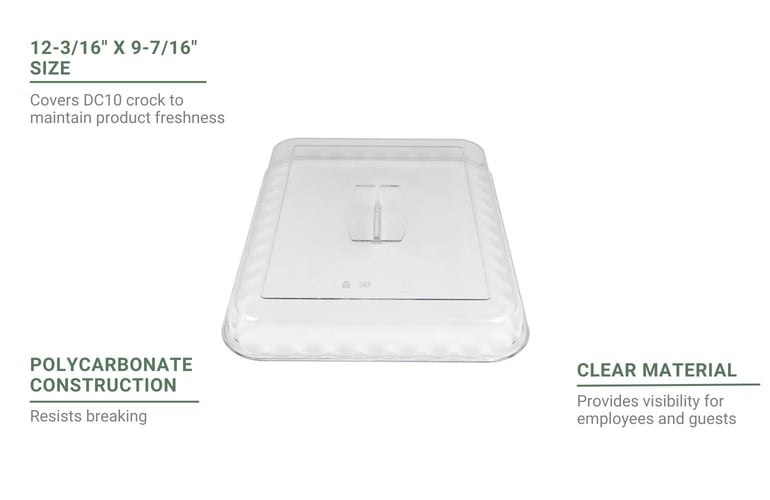 Cambro DCC10 Features