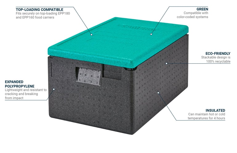 Cambro EPP180LID360 Features