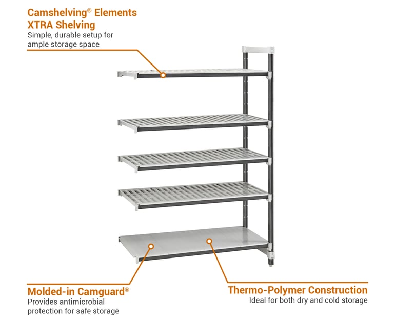 Cambro EXA183684VS5480 Features