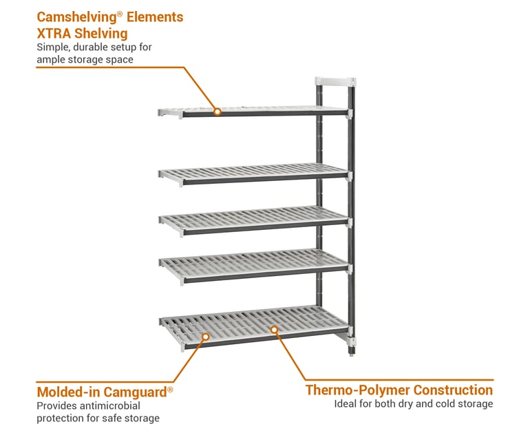 Cambro EXA184264V5480 Features