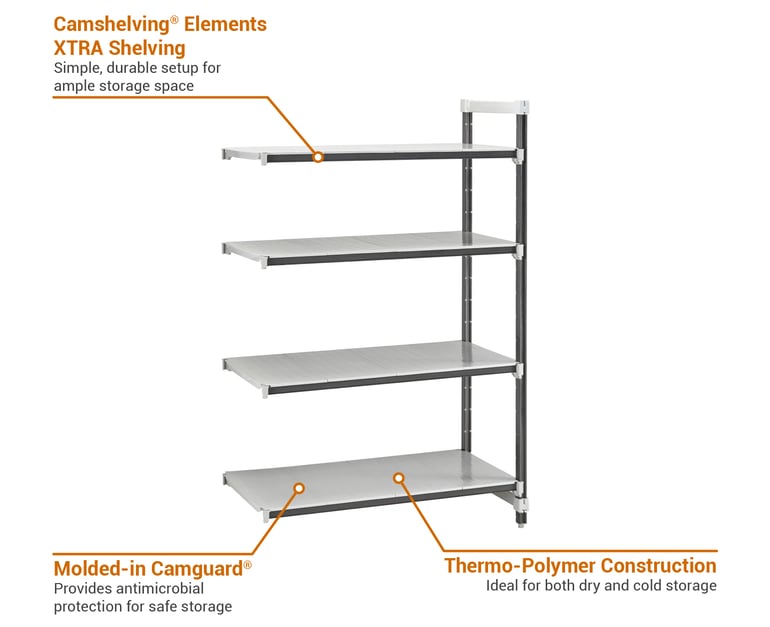 Cambro EXA184272S4480 Features