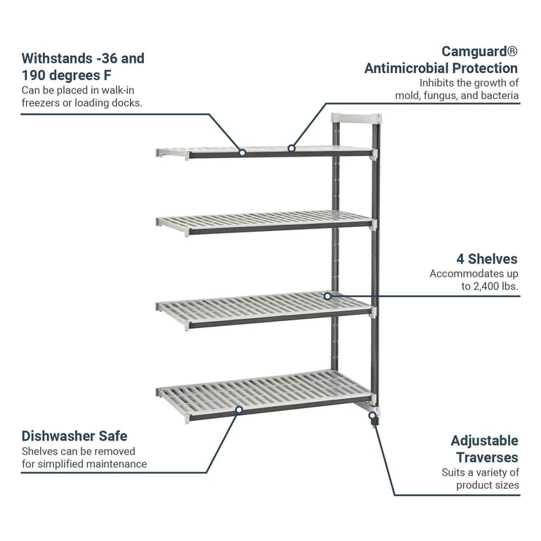 Cambro EXA187272V4480 Features