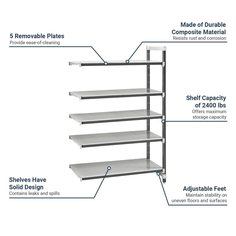Cambro EXA213084S5480 Features