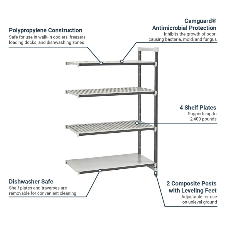 Cambro EXA213664VS4480 Features
