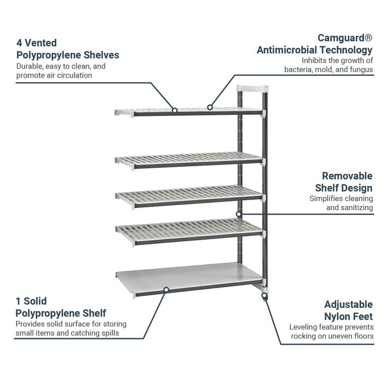 Cambro EXA213684VS5480 Features