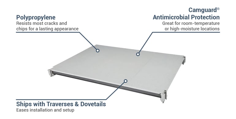 Cambro EXSK2436S1480 Features