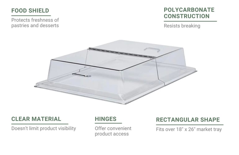 Cambro RD1826CWH Features