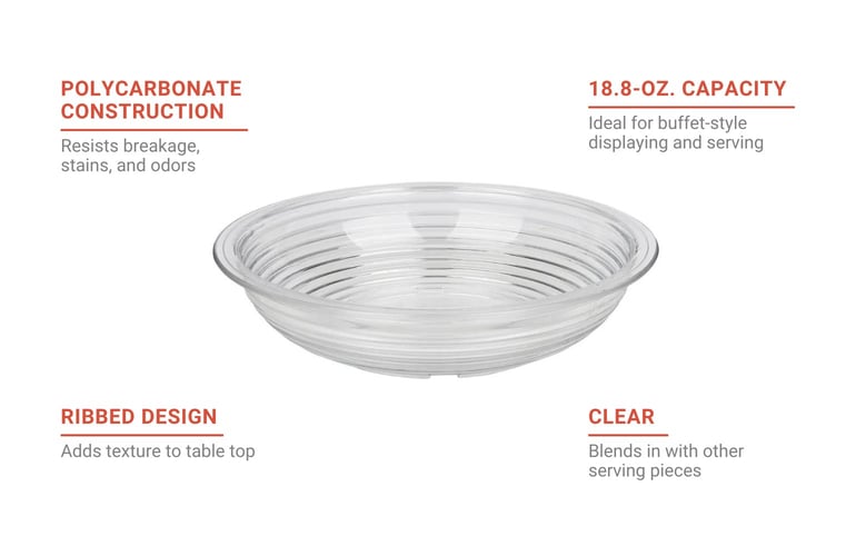 Cambro RSB6CW135 Features
