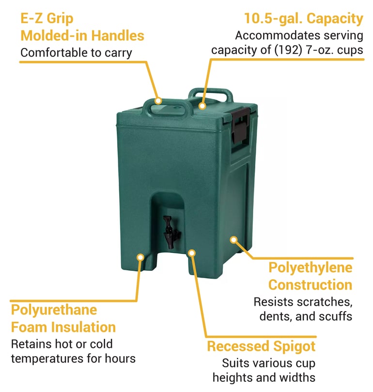Cambro UC1000519 Features