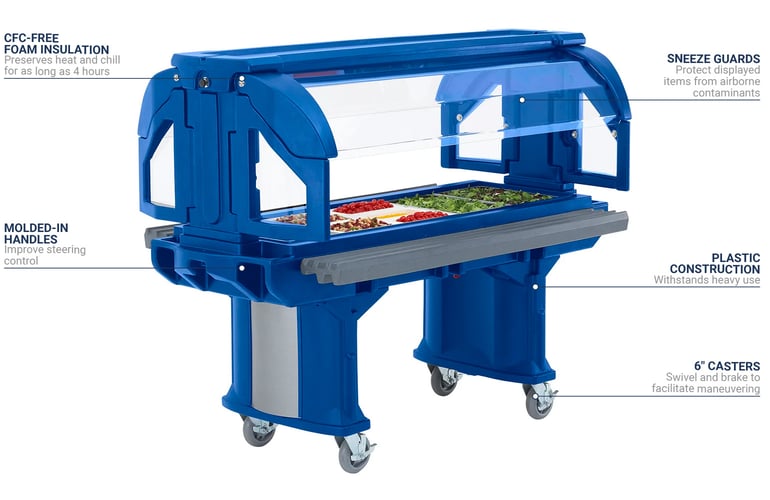 Cambro VBR6186 Features