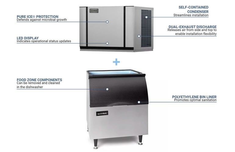Ice-O-Matic CIM0330HAB40PS Features