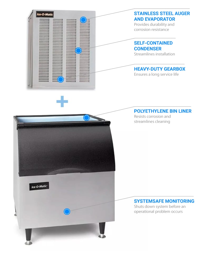 Ice-O-Matic MFI0500AB40PS Features
