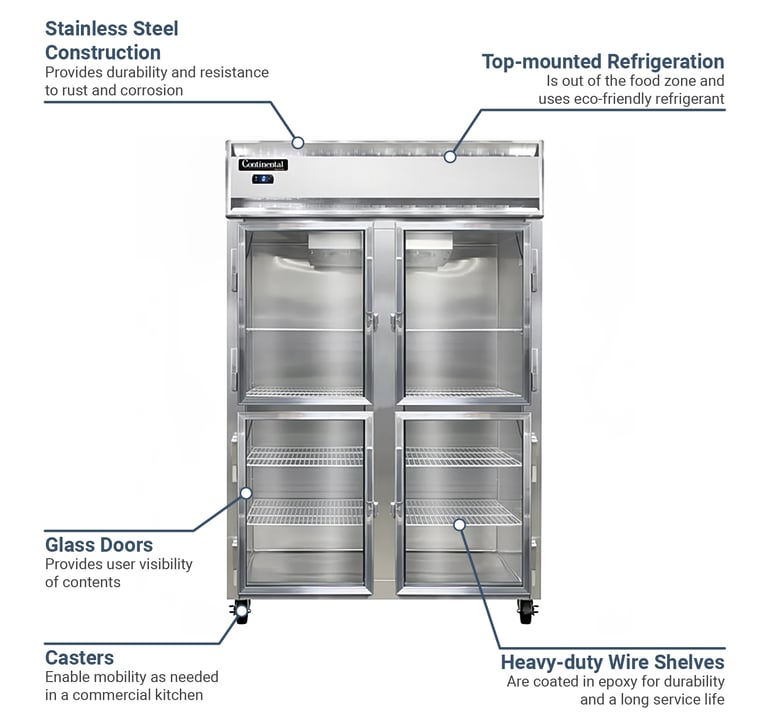 Small Freezer Upright Hoshizaki VF1A-FS 26 7/8