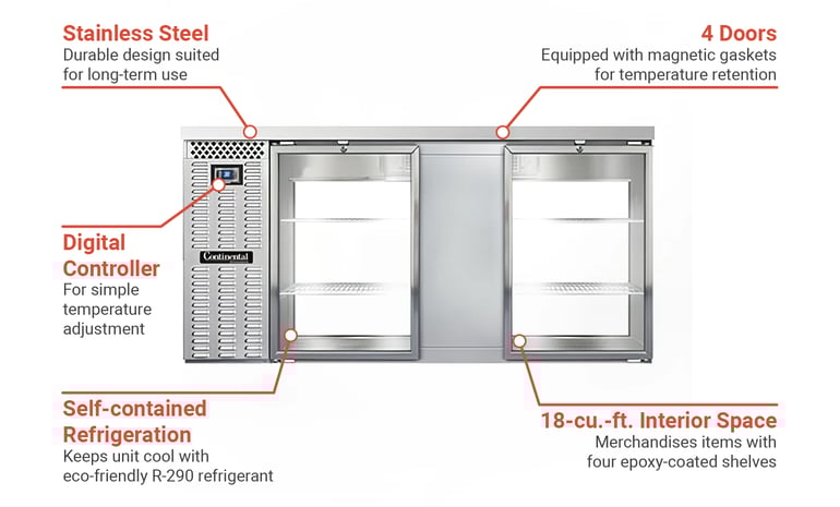 Continental  BB69SNSSGDPT Features