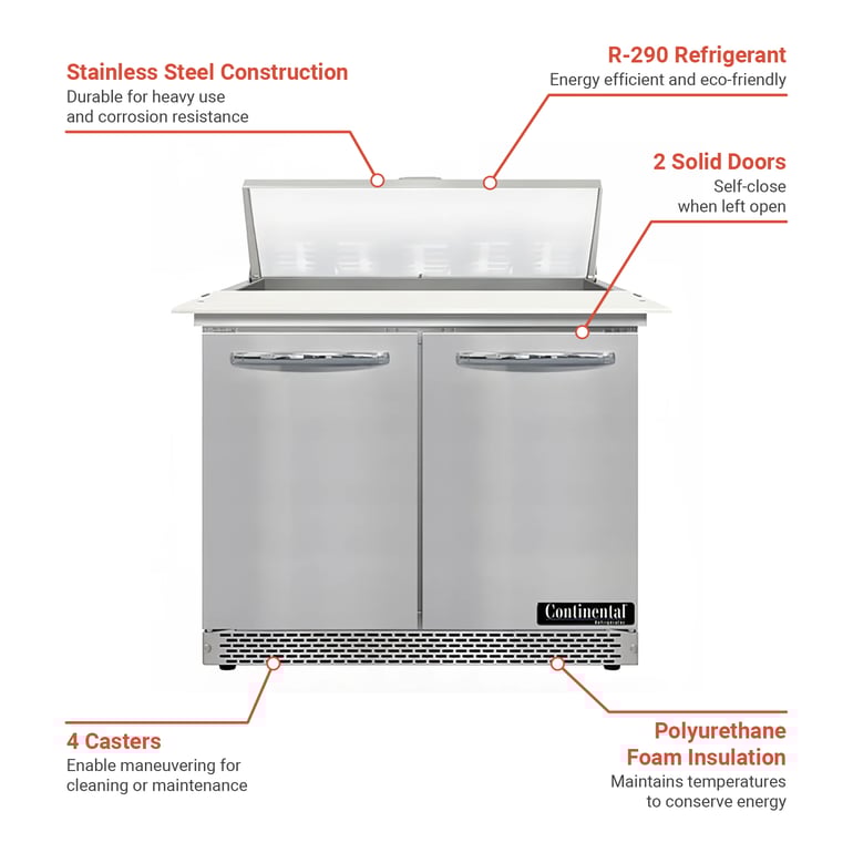 Continental D36N10CFB Features