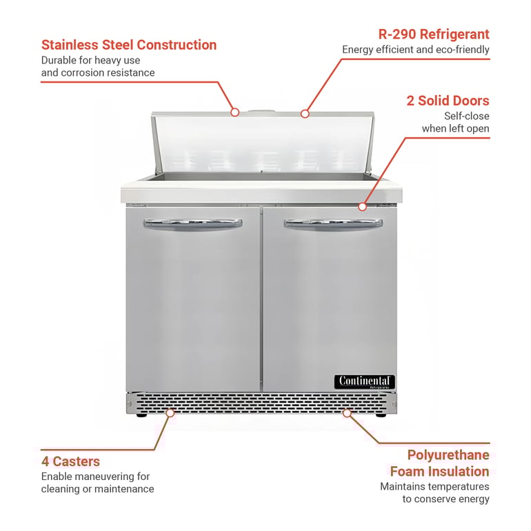Continental D36N10FB Features