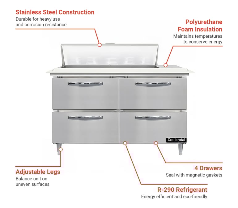 Continental D48N10CD Features
