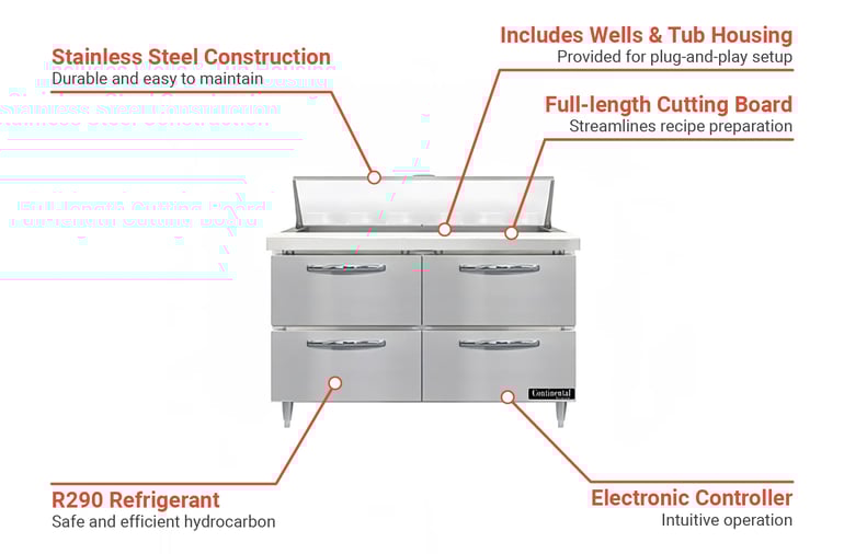 Continental D48N18MD Features