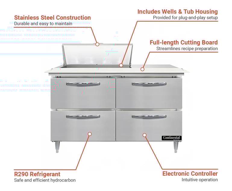 Continental D48N8CD Features
