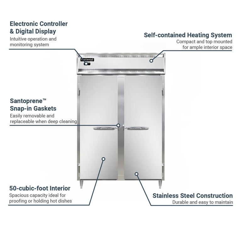 Continental Refrigeration DL2WSS Features