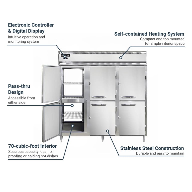 Continental Refrigeration DL3WSSPTHD Features