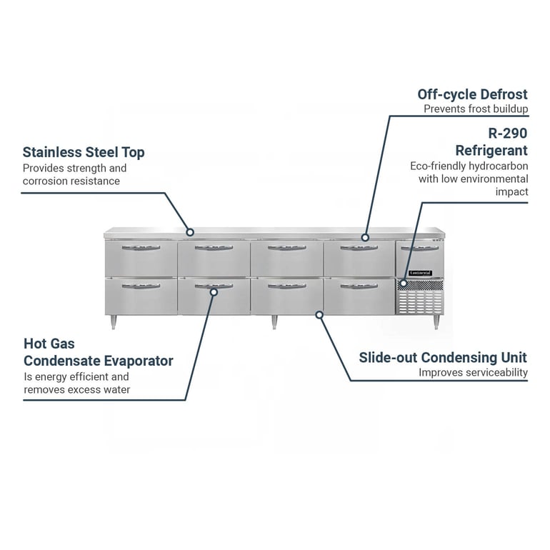 Continental DRA118NSSD Features