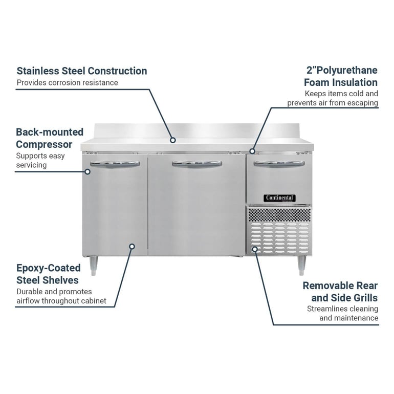 Continental DRA60NSSBS Features