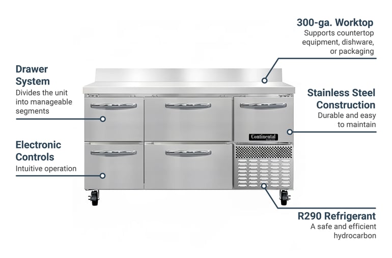 Continental RA60NBSD Features