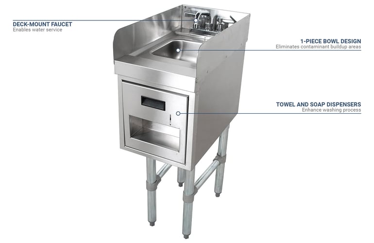 Advance Tabco SC15TSS Features