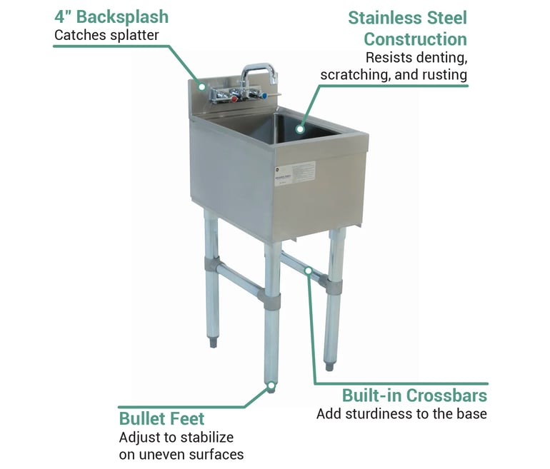 Advance Tabco SLHS15 Features