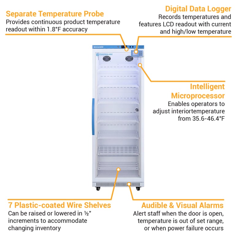 Accucold ARG18PVDL2B Features