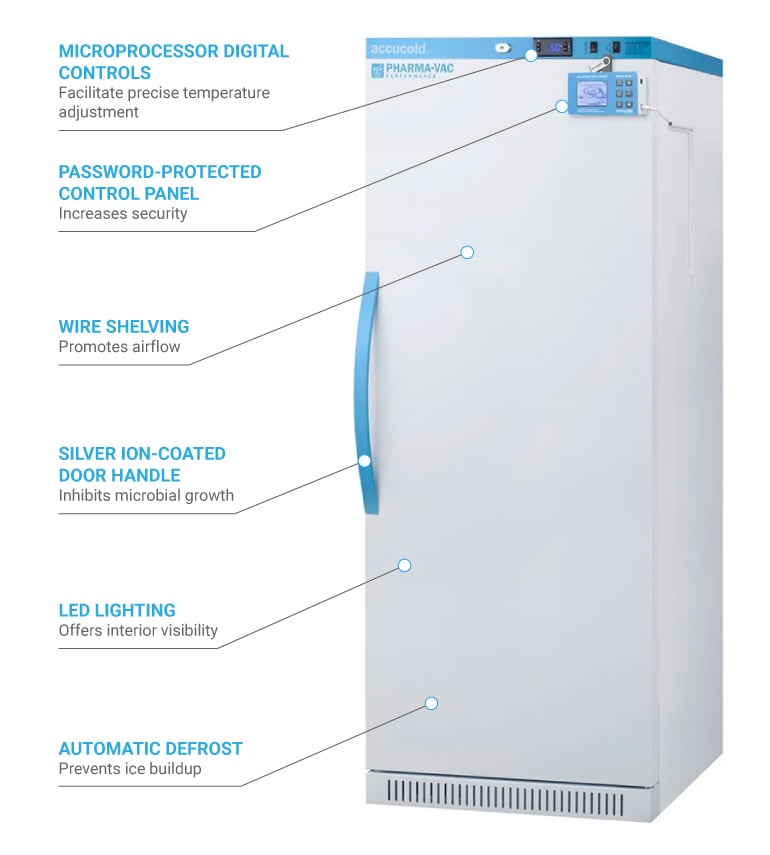 Accucold ARS12PVDL2B Features