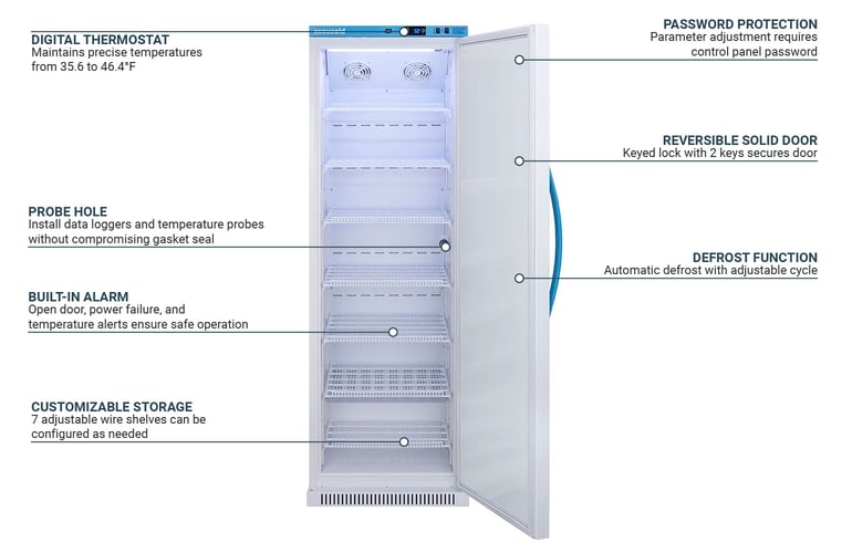 Accucold ARS15PV Features