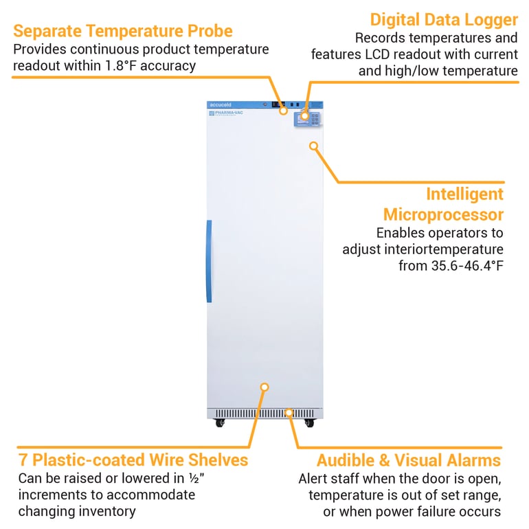 Accucold ARS18PVDL2B Features