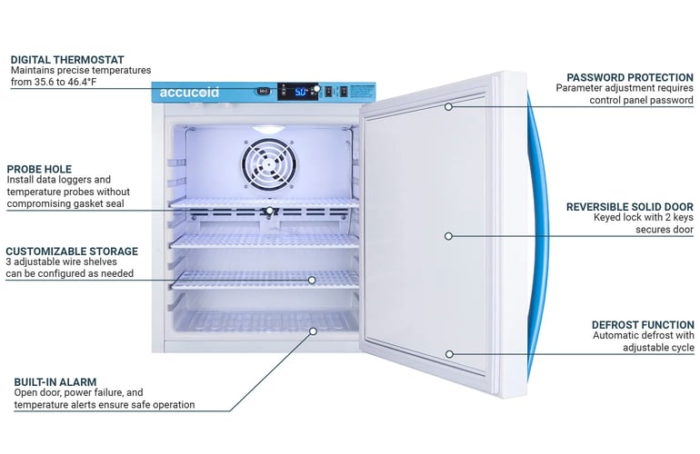 Accucold ARS1PV Features
