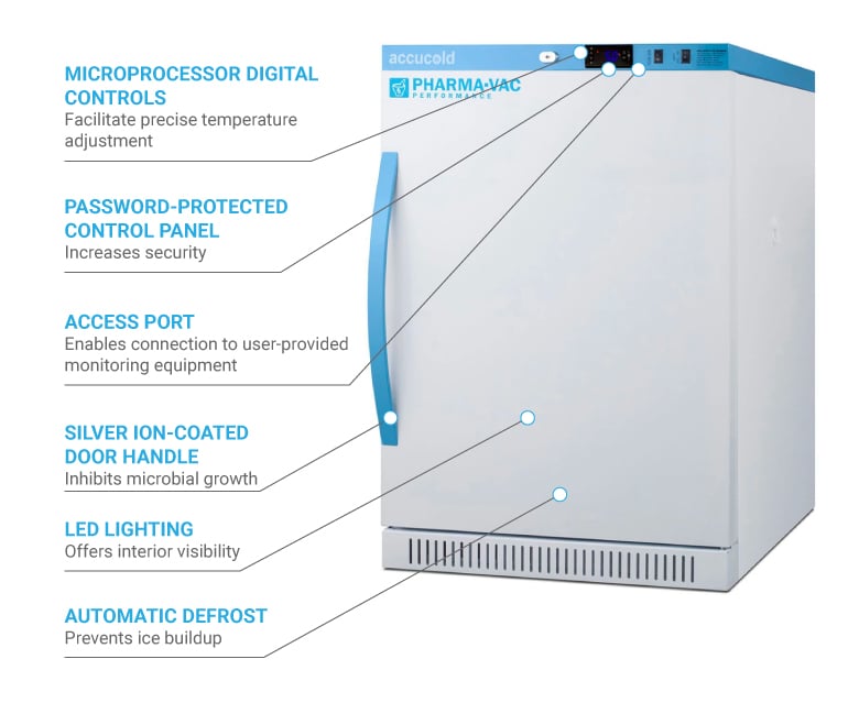 Accucold ARS6PVDR Features