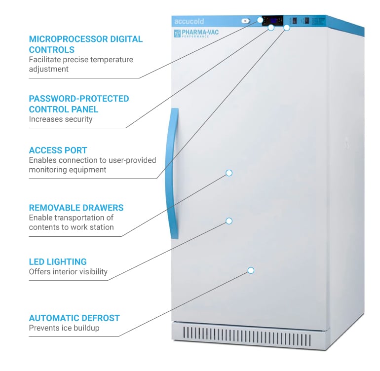 Accucold ARS8PVDR Features
