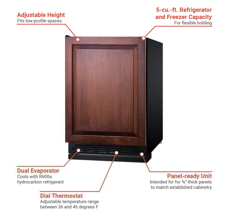 Summit  CT66BK2SSRSIFLHD Features