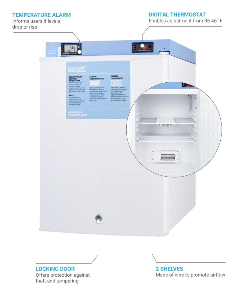 Accucold FF28LWHMED2 Features