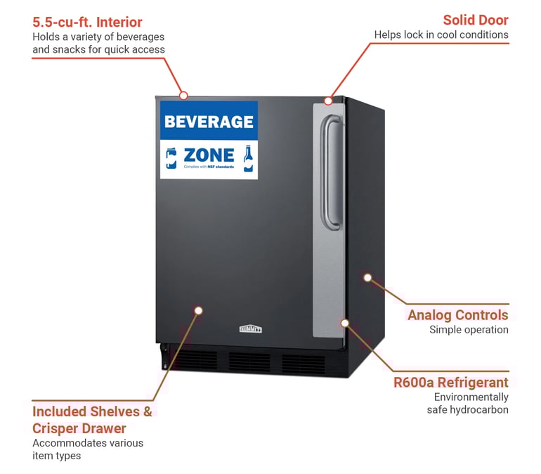 Summit FF6BK7BZLHD Features