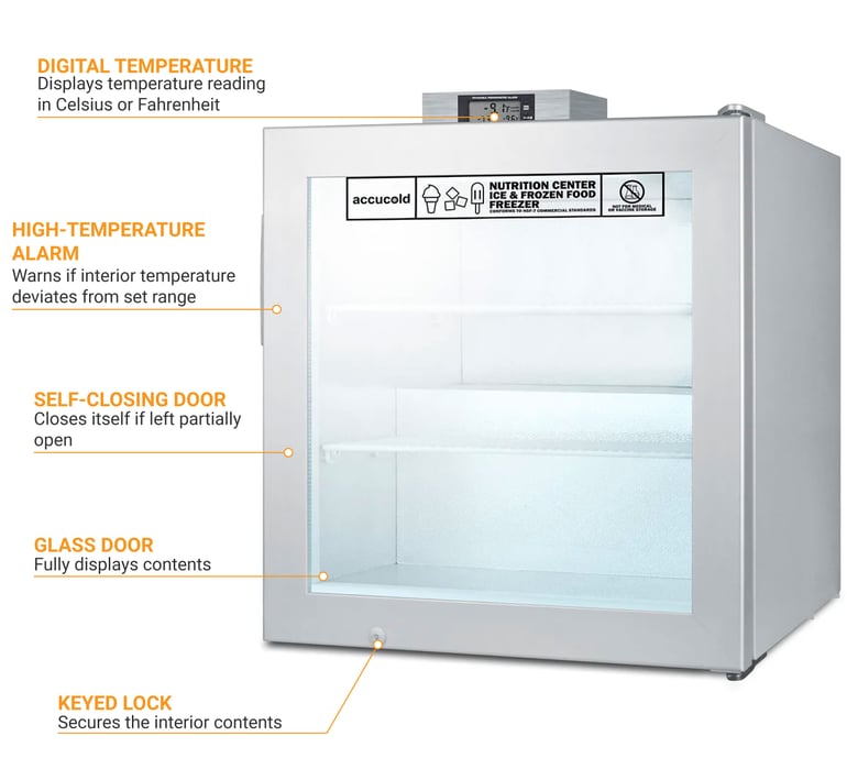 Accucold SCFU386NZ Features