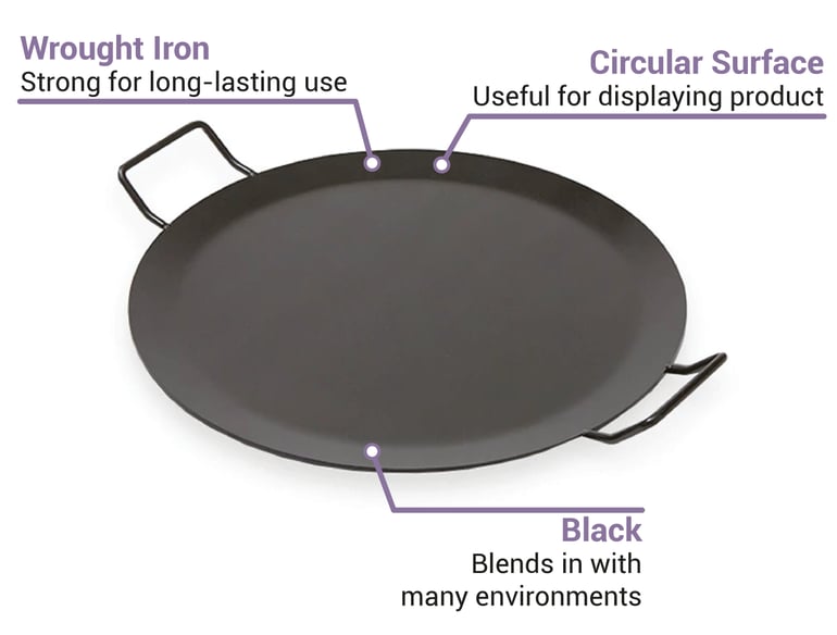 Comal - Cast Iron Plate Round