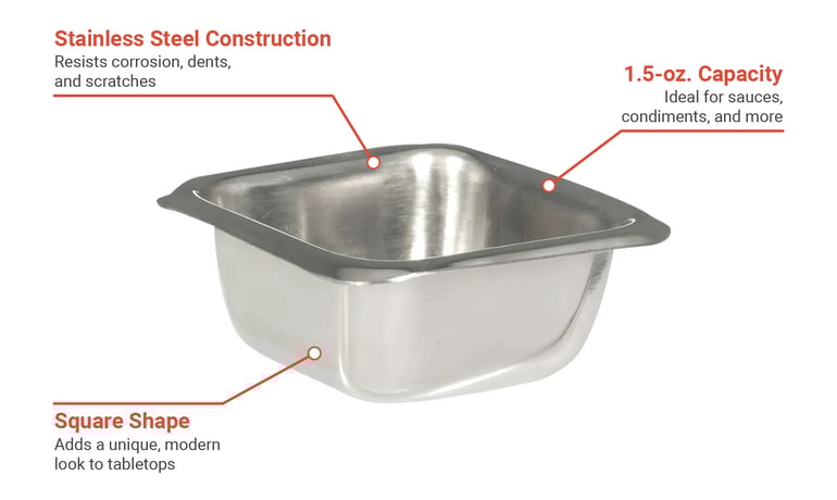 Stainless Steel Square Bowl At Best Price In Mumbai By Aura Essentials