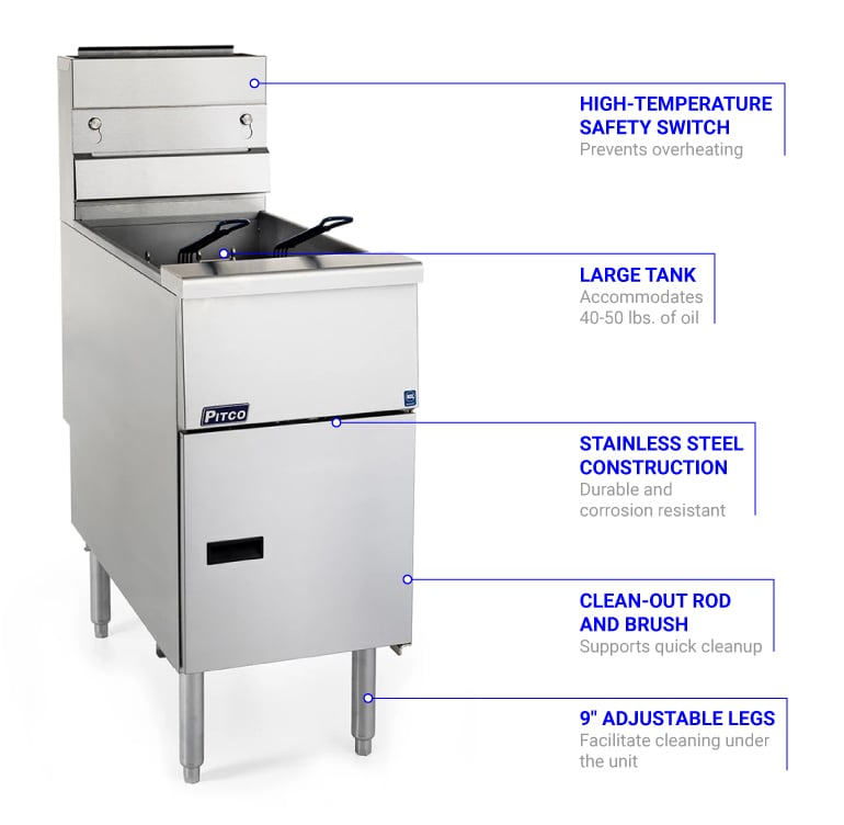 Pitco sg14rsng Features