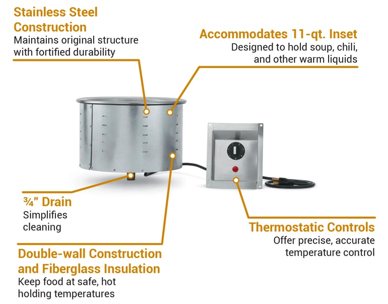 Vollrath 3646410 Features