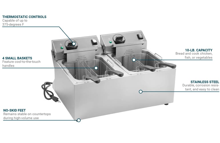 Vollrath CF23600DUAL Features