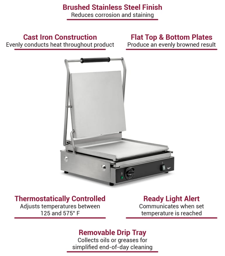 Vollrath PSG4SSF120 Features