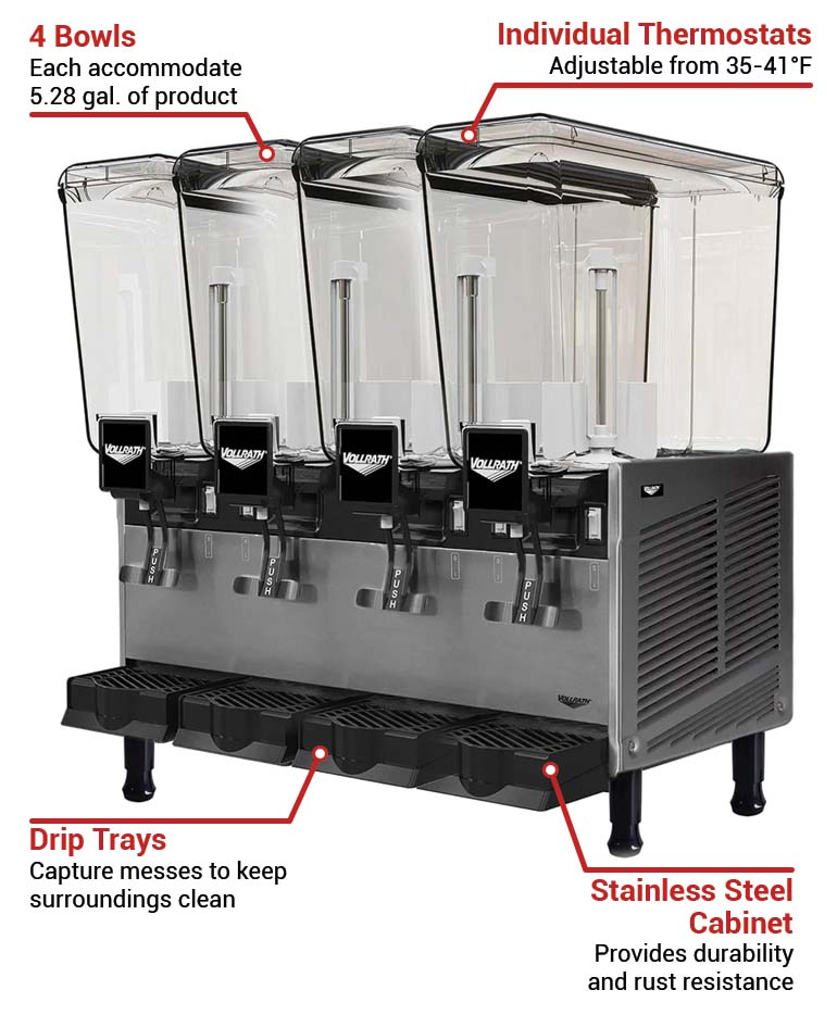 Vollrath VBBE437S Features