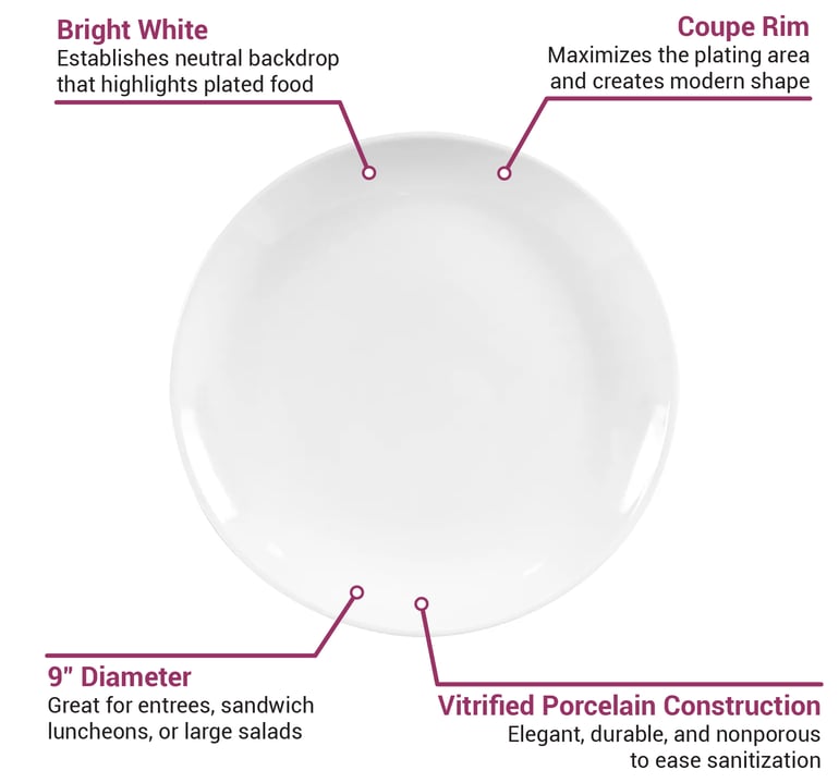 World Tableware 840425C Features